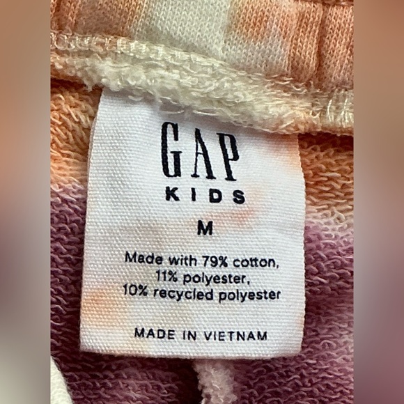 GAP Kids Tie-Dye Shorts in Peach, Orange, and White (NWT) - Picture 8 of 8